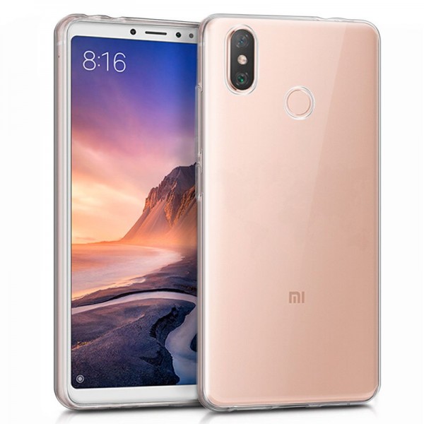 Funda COOL Silicona para Xiaomi Mi Max 3 (Transpar...