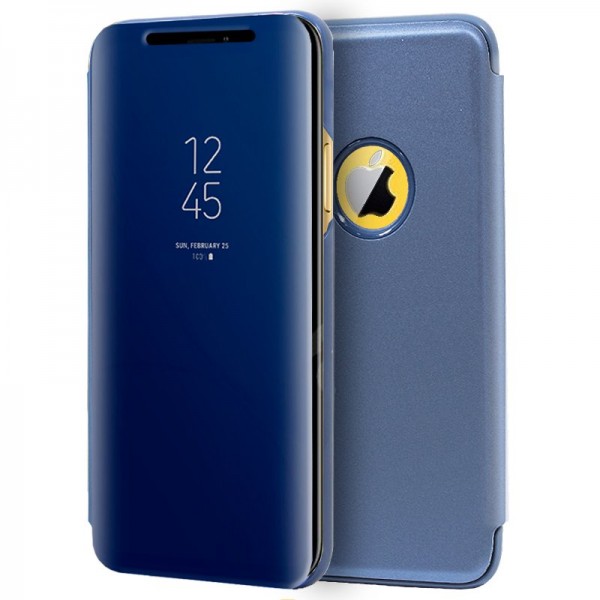 Funda COOL Flip Cover para iPhone XR Clear View Az...