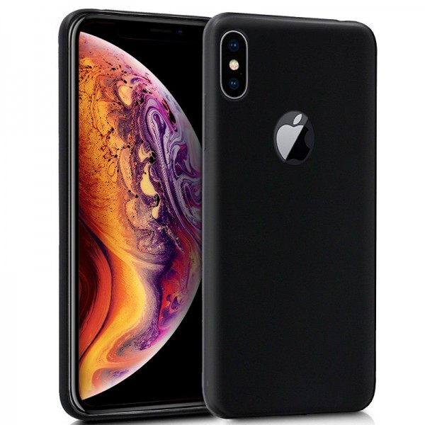 Funda COOL Silicona para iPhone XS Max (Negro)