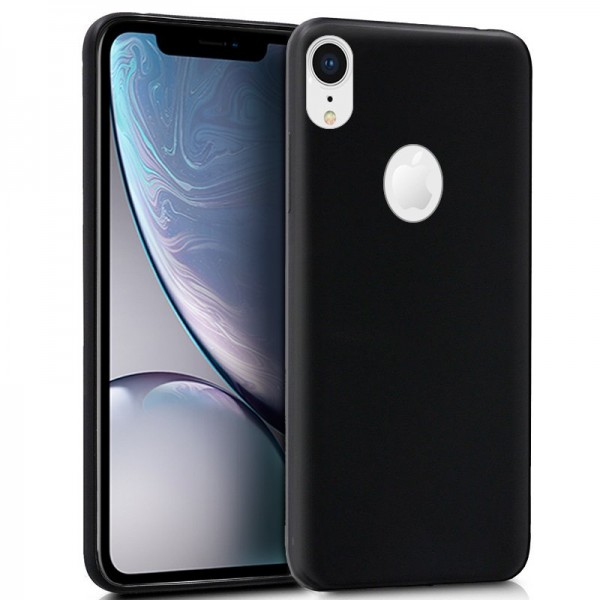 Funda COOL Silicona para iPhone XR (Negro)