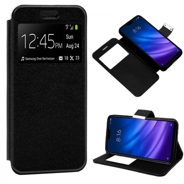 Funda COOL Flip Cover para Xiaomi Mi 8 Lite Liso N...