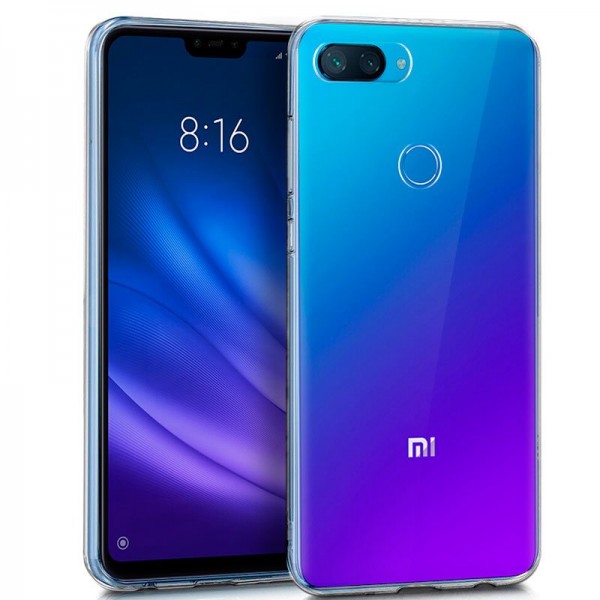 Funda COOL Silicona para Xiaomi Mi 8 Lite (Transpa...