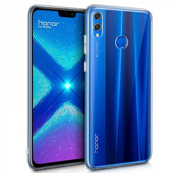 Funda COOL Silicona para Huawei Honor 8X (Transpar...