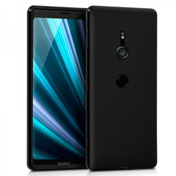 Funda COOL Silicona para Sony Xperia XZ3 (Negro)