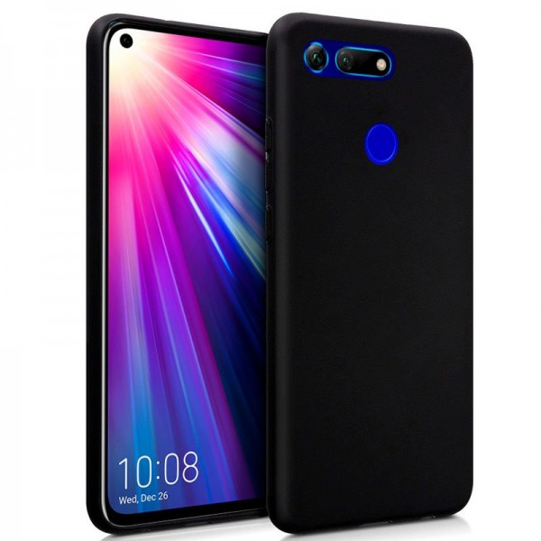 Funda COOL Silicona para Huawei Honor View 20 (Neg...
