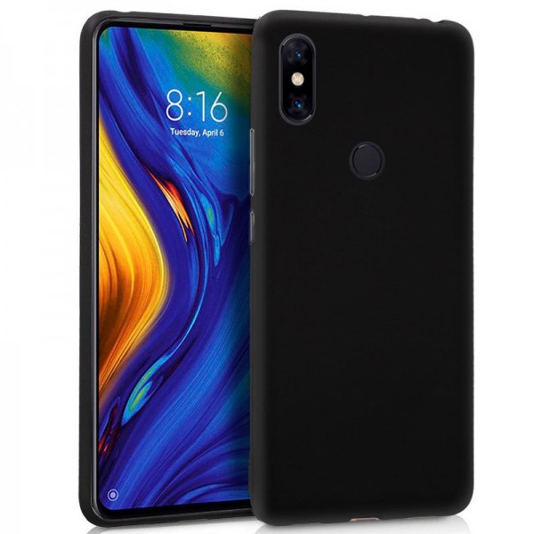 Funda COOL Silicona para Xiaomi Mi Mix 3 (Negro)