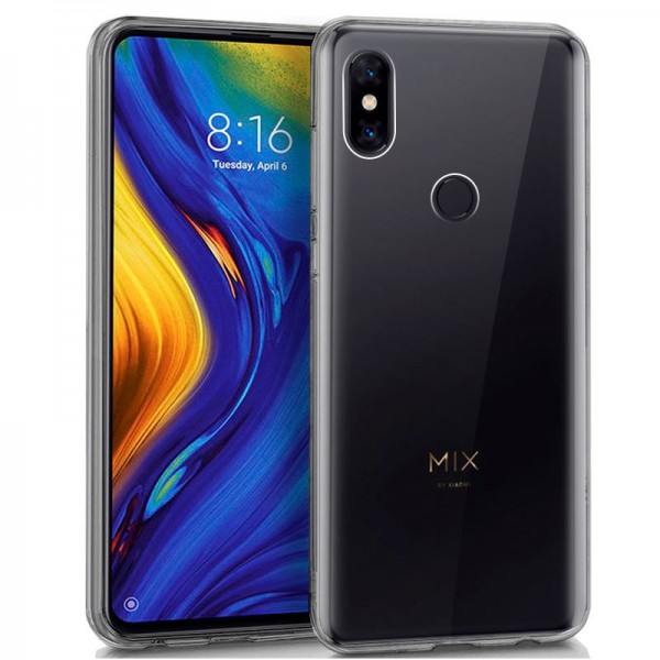 Funda COOL Silicona para Xiaomi Mi Mix 3 (Transpar...