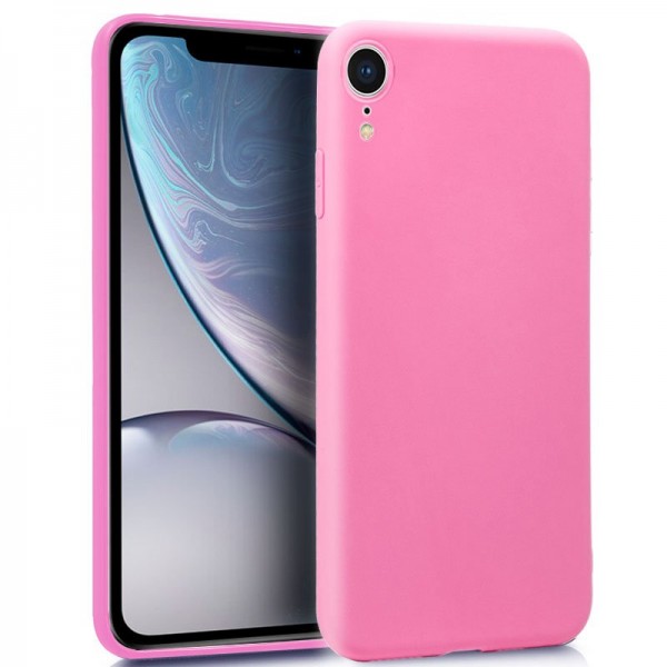 Funda Silicona iPhone XR (Rosa)