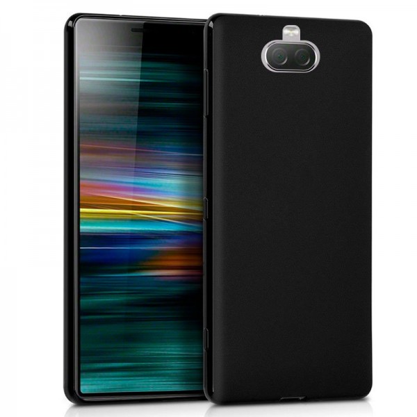 Funda Silicona Sony Xperia 10 / Xperia XA3 (Negro)