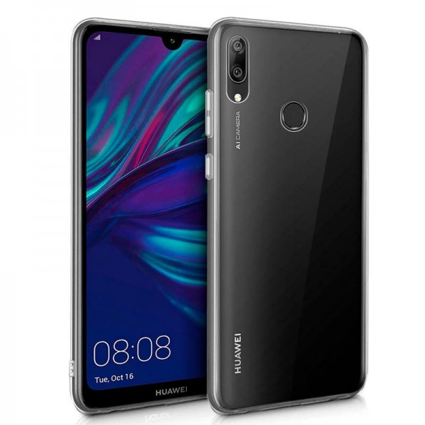 Funda COOL Silicona para Huawei Y7 (2019) Transpar...