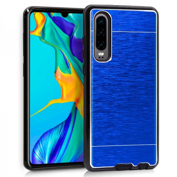 Carcasa COOL para Huawei P30 Aluminio Azul