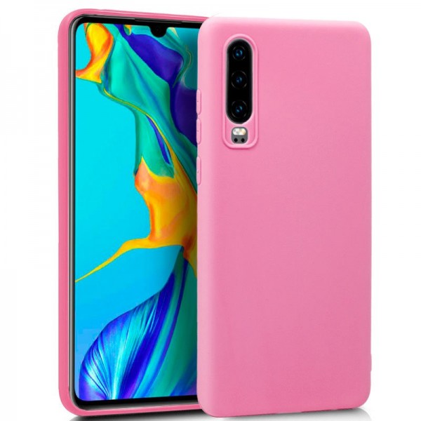Funda COOL Silicona para Huawei P30 (Rosa)