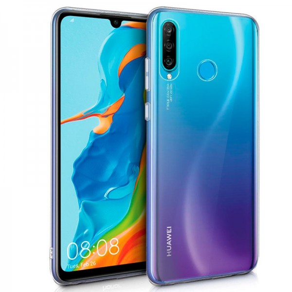 Funda COOL Silicona para Huawei P30 Lite (Transpar...