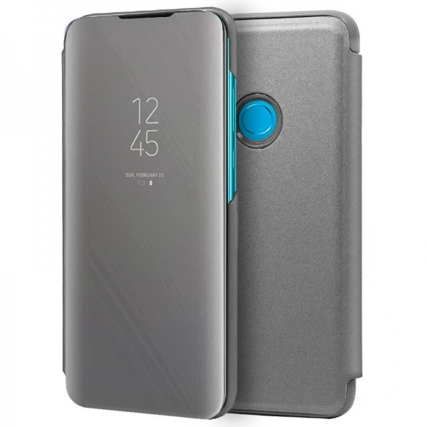 Funda Flip Cover Huawei P30 Lite Clear View Plata