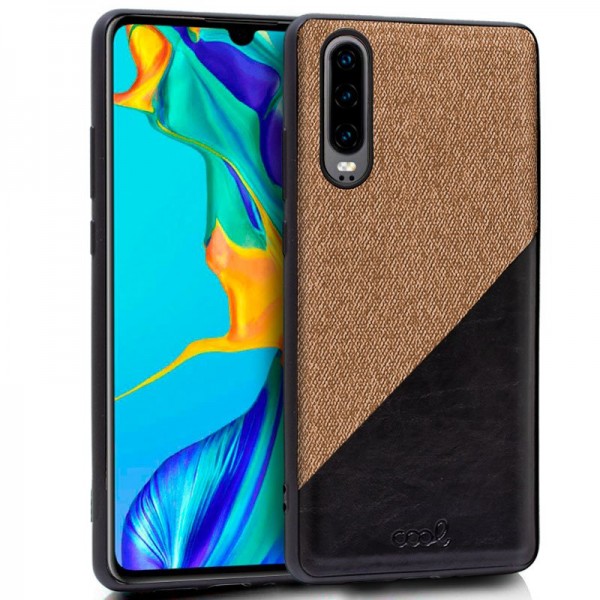 Carcasa COOL para Huawei P30 Bicolor Beige