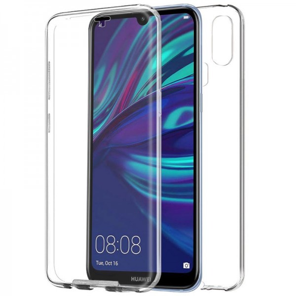 Funda COOL Silicona 3D para Huawei Y7 (2019) (Tran...