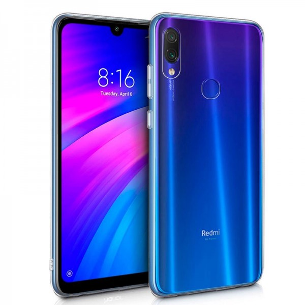 Funda COOL Silicona para Xiaomi Redmi 7 (Transpare...