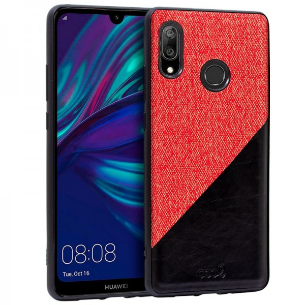 Carcasa Huawei Y7 (2019) Bicolor Rojo