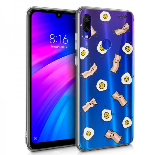 Carcasa Xiaomi Redmi 7 Clear Bacon