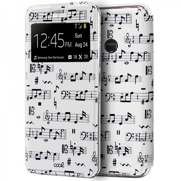 Funda COOL Flip Cover para Huawei Y7 (2019) Dibujo...