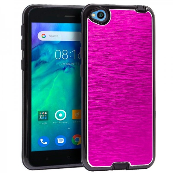 Carcasa COOL para Xiaomi Redmi Go Aluminio (Rosa)