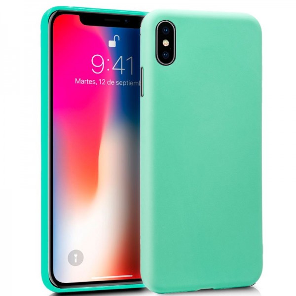 Funda Silicona iPhone X / iPhone XS (Mint)