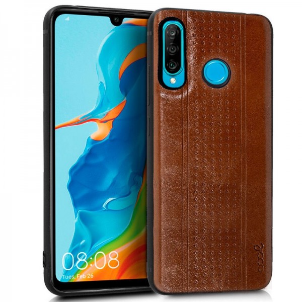 Carcasa Huawei P30 Lite Leather Piel Marrón