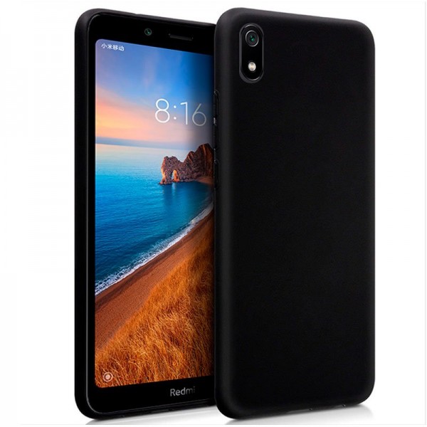 Funda Silicona Xiaomi Redmi 7A (Negro)
