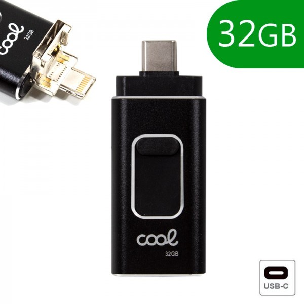 Pen Drive x 32 GB USB 2.0 iPhone / iPad COOL OTG T...