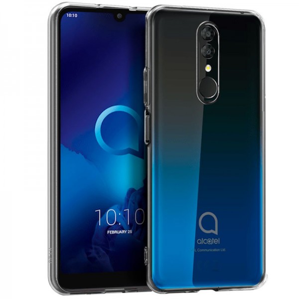 Funda COOL Silicona para Alcatel 3 (2019) Transpar...