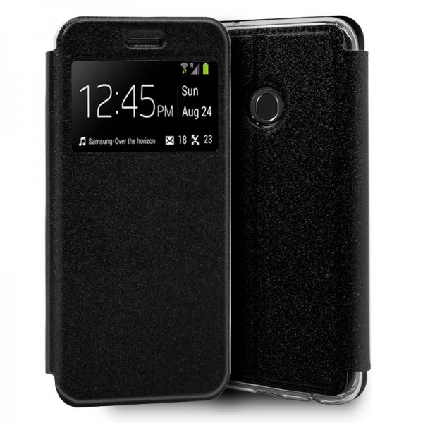 Funda COOL Flip Cover para ZTE Blade V10 Liso Negr...