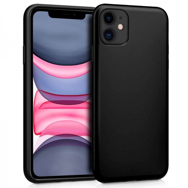 Funda COOL Silicona para iPhone 11 (Negro)