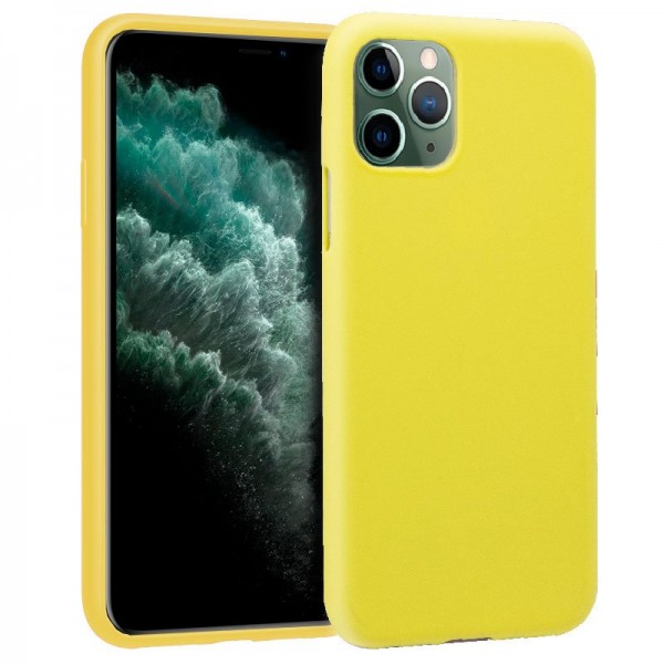 Funda COOL Silicona para iPhone 11 Pro Max (Amaril...