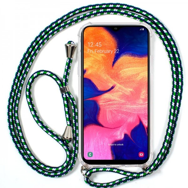 Carcasa Samsung A105 Galaxy A10 Cordón Verde