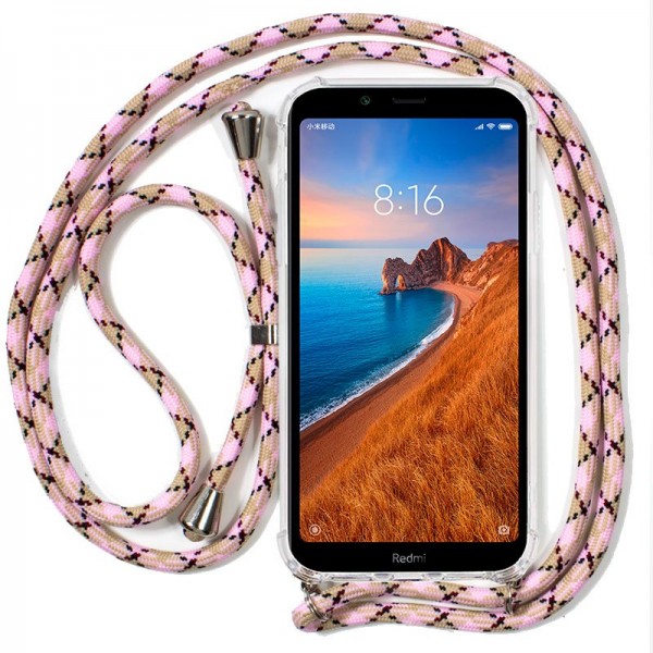 Carcasa Xiaomi Redmi 7A Cordón Rosa