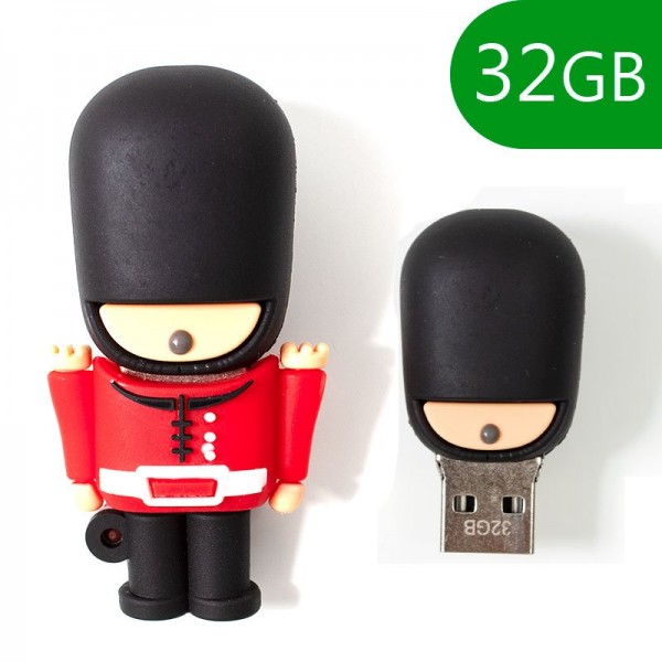 Pen Drive USB x32 GB Silicona Guardia