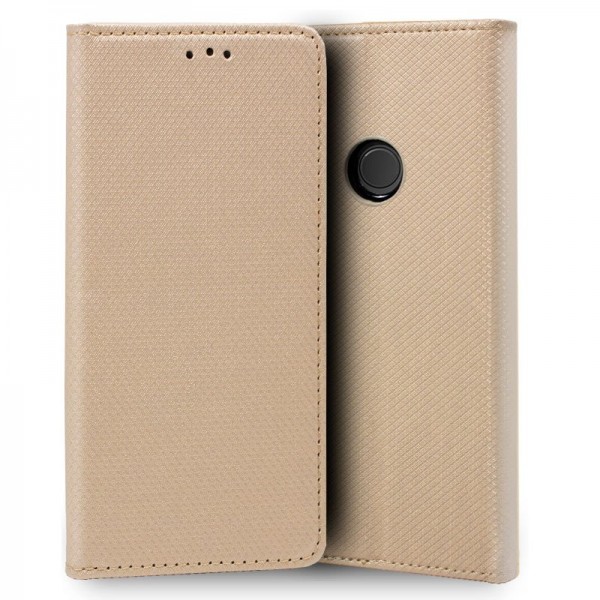 Funda Flip Cover Huawei P20 Lite Liso Beige