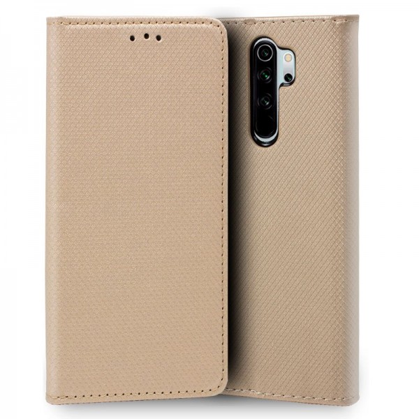 Funda Flip Cover Xiaomi Redmi Note 8 Pro Liso Beig...