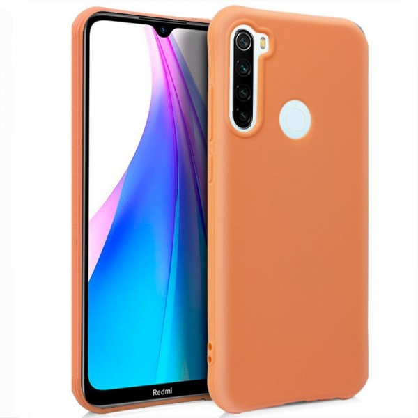Funda Silicona Xiaomi Redmi Note 8T (Naranja)