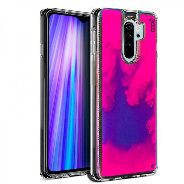 Carcasa Xiaomi Redmi Note 8 Pro Glitter Neon Rosa