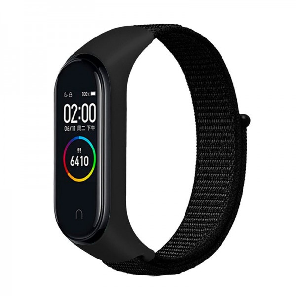 Correa Xiaomi Mi Band 3 / Mi Band 4 Nylon Negro