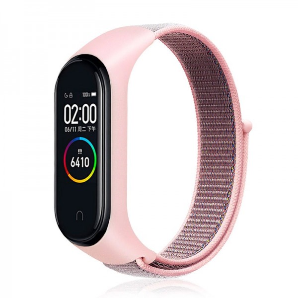 Correa Xiaomi Mi Band 3 / Mi Band 4 Nylon Rosa