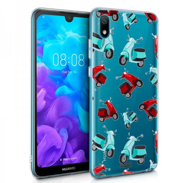 Carcasa COOL para Huawei Y5 (2019) Clear Motos