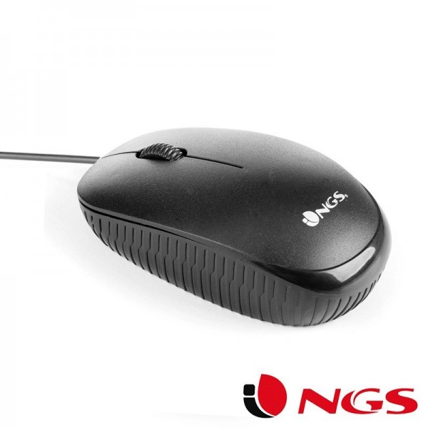 Ratón Usb NGS Flame Negro