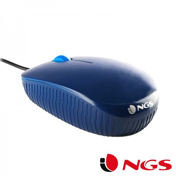 Ratón Usb NGS Flame Azul