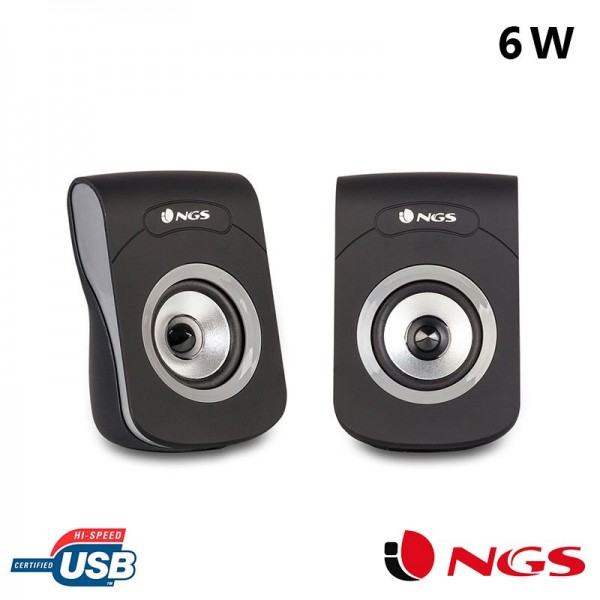 Equipo de Altavoces para PC NGS SB250 2.0 (6W)