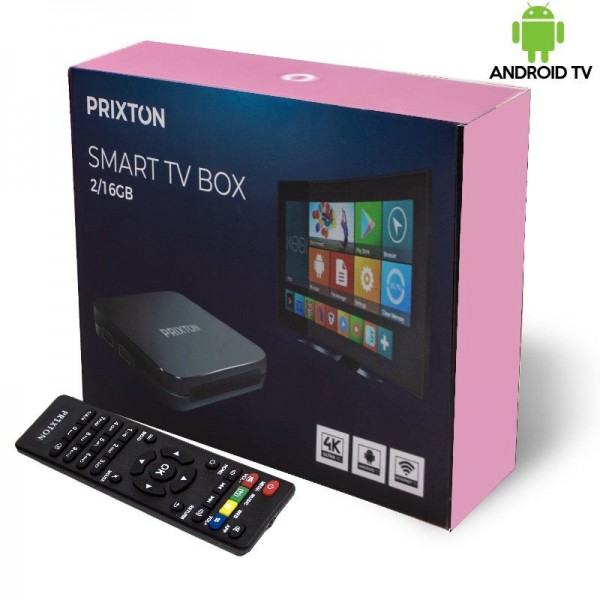 Android Tv Prixton Smart TV Box Quad Core 2/16GB