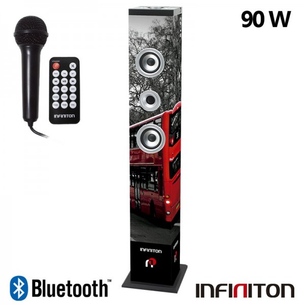 Altavoz Torre Música Bluetooth (90W) + Karaoke In...