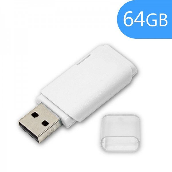 Pen Drive USB x64 GB 2.0 COOL Cover Blanco