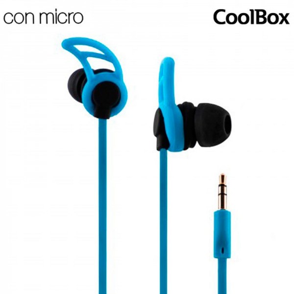 Auriculares 3,5 mm Stereo Deportivos CoolBox Airsp...